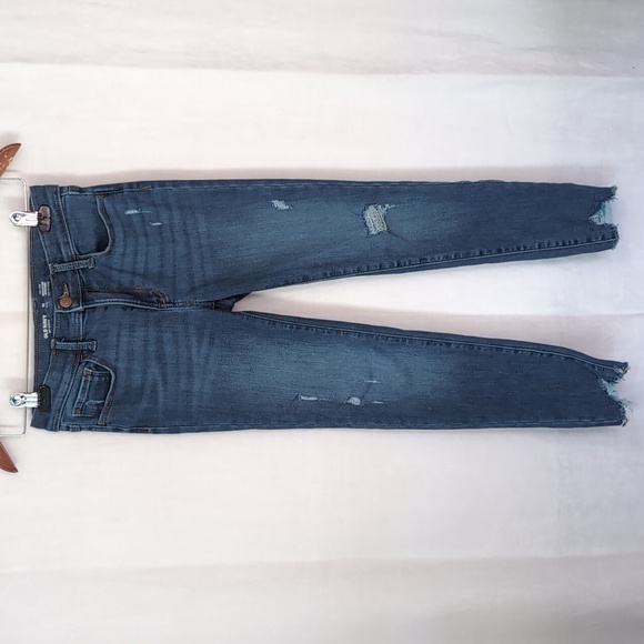 Old Navy High Rise Rockstar Jegging Lightly Distressed Size 10 Plus - Picture 1 of 5